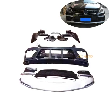 ML63 Bodykit W166 Front Rear Bumper Front Lip for Mercedes Benz ML Class W166 ML63 by CYC AUTO