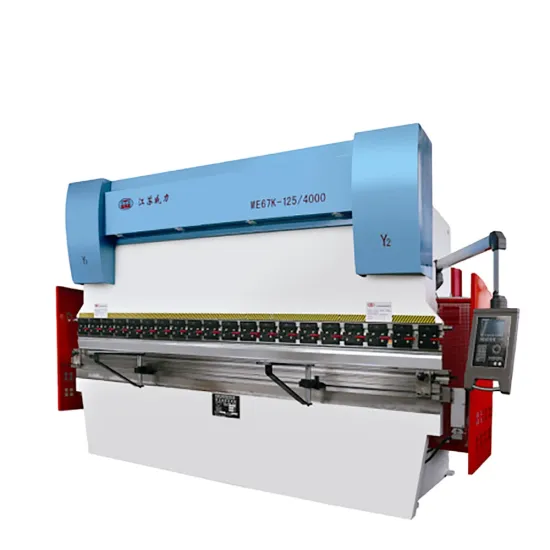 WC67Y/K-125/2500 iron steel plate metal guillotine shears and 80 100 ton hydraulic press brake 4m cnc hydraulic bending  machine