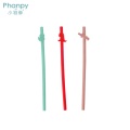 High Quality Portable Silicon Straw Set For Drinks