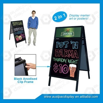 Wet Erase Double Sided A-Frame Sign