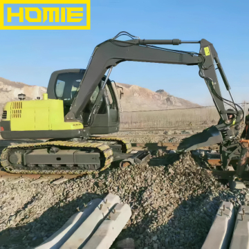 Escocatatrice ad alta produttività da 5-8 tonnellate con macchina da traversina staccabile per la costruzione ferroviaria