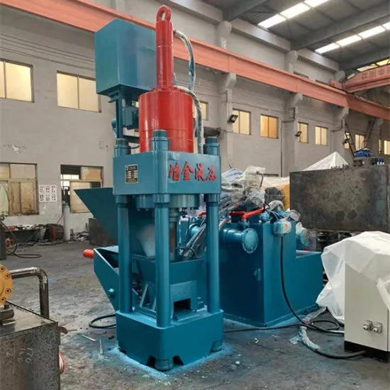 Waste Metal Chippings Iron Copper Briquetting Machinery