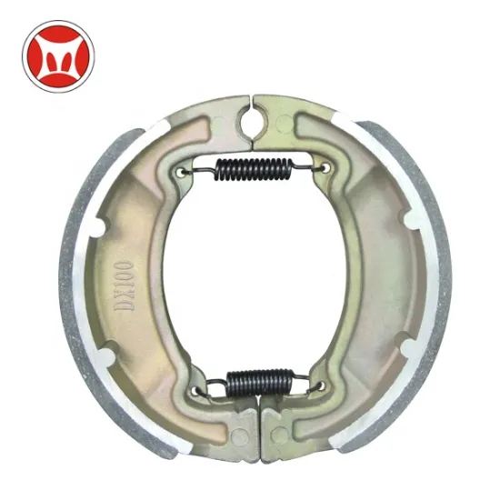 Dx100 motorcycle brake shoes With Soft Leather Good Linings