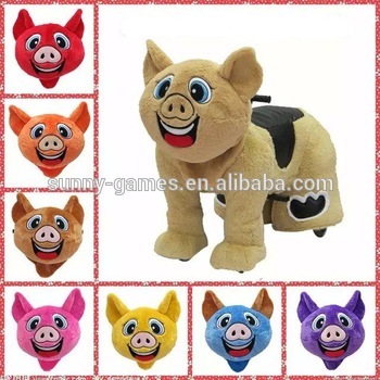 SNA16 Pig Amusement Park Electric Walking animal Machine
