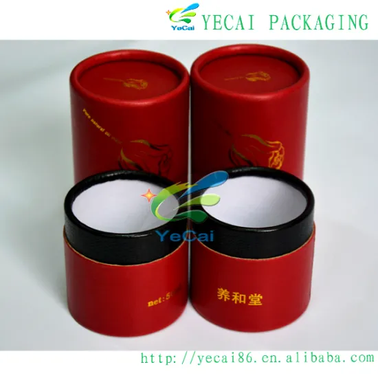 Custom biodegradable paper cosmetics containers