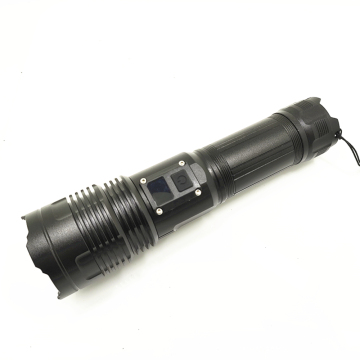30W lange afstand 2000m 3000lumens zaklamp met Lotus Flower Attack Head, Type-C snelladen en digitaal power display