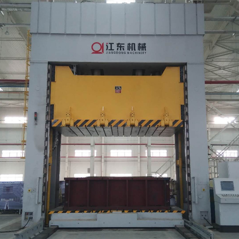 Die spotting hydraulic press