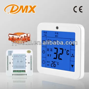 LCD Digital Touch Screen Floor Heating Thermostat in Room