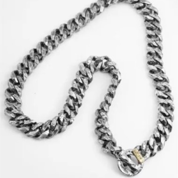 "The Chiseled Chain" handgjorda silverhalsband