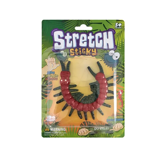 Budget-Friendly EPT Party Favor: Soft Wall Crawler Centipede Stretchy Mini Toy for Kids