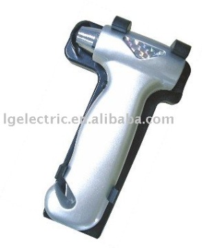 Safety hammer with LED light