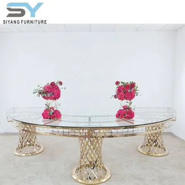 Affordable High-Quality Stainless Steel Wedding Table WCT001