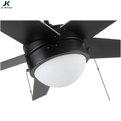 JK CF007BK 52-inch 5-Plywood Blade Modern Motor Ceiling Fan with LED Light: Big Size Ceiling Fan