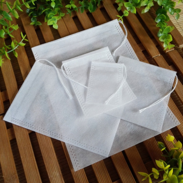 small size 6*8cm non woven bag for tea with string