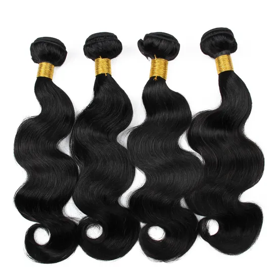 Body wave hair bundles remy extensions raw wavy virgin human hair indian