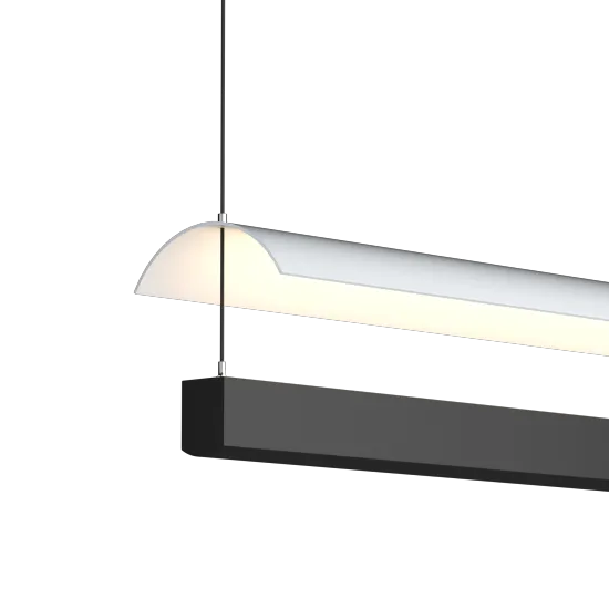 Hlinear Lens Series LED Linear Light Aluminum Lighting Fixture Manufactures New Lens Design LED Linear Ceiling Pendant Light