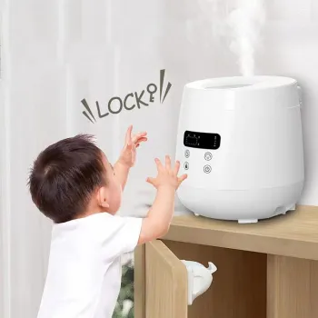 Smart Mini Steam Humidifier: Top Fill Water Heater and Nebulizer Diffuser
