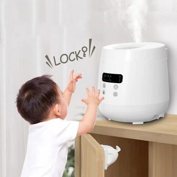 Mini umidificador de vapor inteligente: aquecedor de água de enchimento superior e difusor de nebulizador