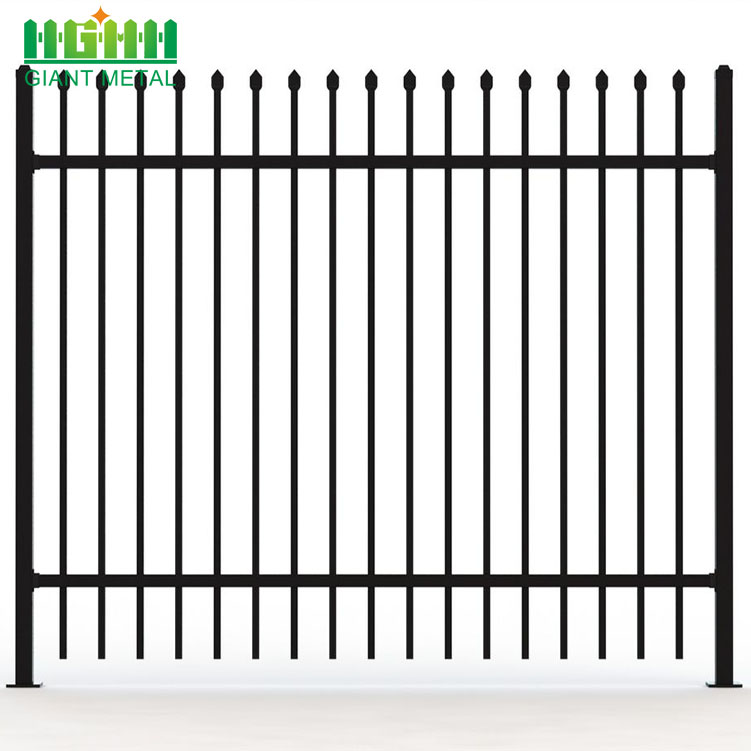 PVC Coated Metal Picket Fence/Ornamental Fence