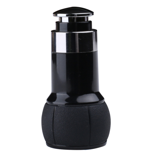 Black Leather Grain Smart Car Charger