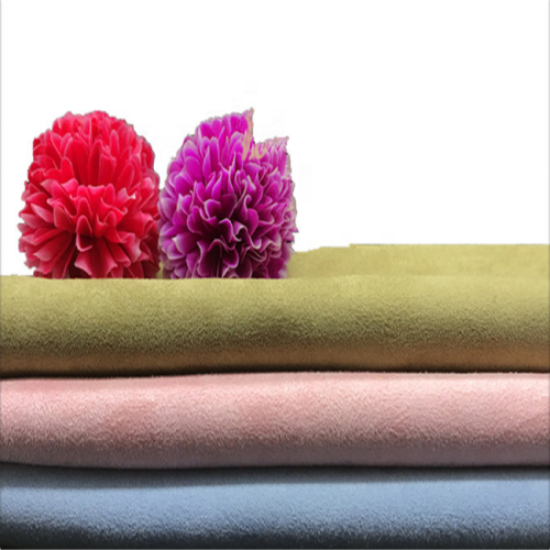 double weft tenunan suede untuk tekstil rumah