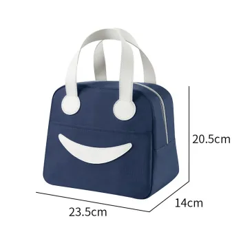 Waterproof Insulated Canvas Cooler Lunch Bag for Women and Kids