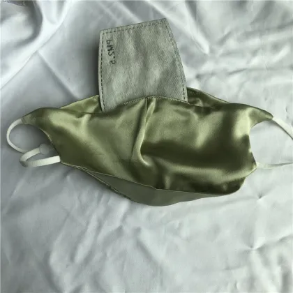 Womens Mulberry Silk UV Face Mask Washable Summer Outdoor UV Protection Face Cover