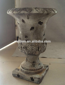 Magnesia flower pots,cement garden statues flower pots
