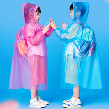 Wholesale Custom Disposable Rain Ponchos for Kids - Individually Wrapped PE Plastic Raincoats with Hood