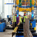 H Beam Assembly Welding Straightening Integrated Machine