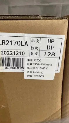 Original Lishen LR21700LA 21700 Battery - 4000mAh, 10C Li-Ion Rechargeable Pack