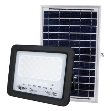 Easy to install 80W solar flood light