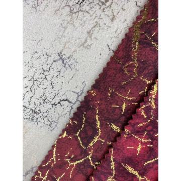 Tissu de velours doux de Hollande avec un design de luxe