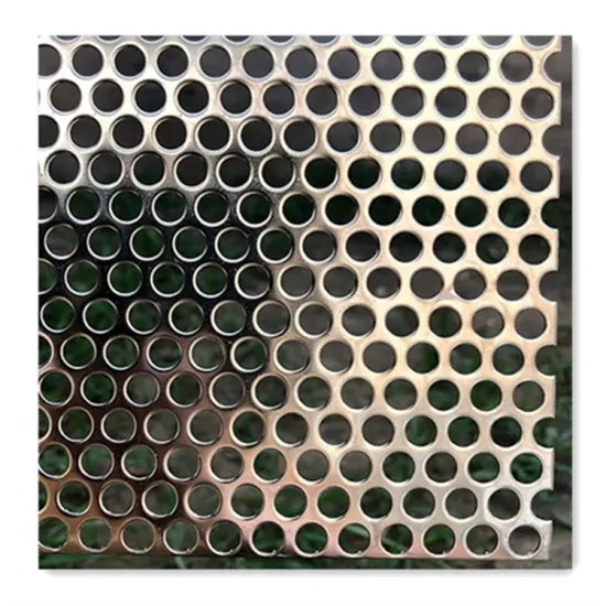 1.5mm Round Hole Perforated Stainless Steel Sheets: Types (304, 316, 316L) Available