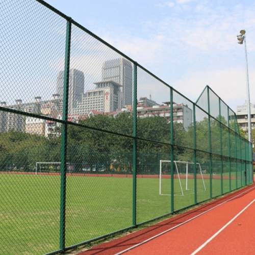 High quality chain link wire mesh hot dipped galvanized pvc coated Chain Link Fence