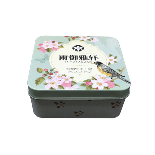 Rectangular Tin Box Jabinetes de regalo Personalización de la caja de hojalata