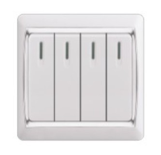 AC86 4 Gang Wall Switch