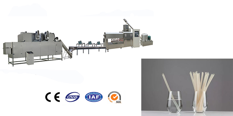 Rice straw processing machine line