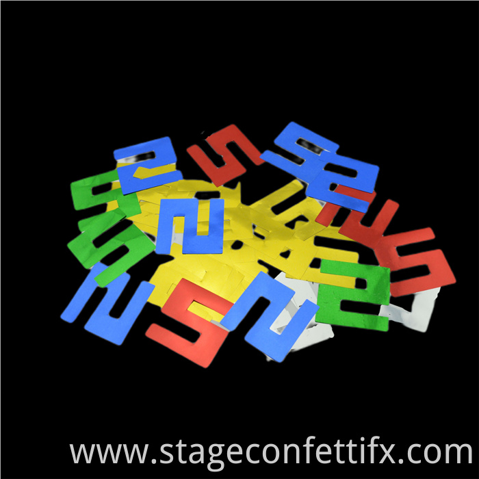 custom confetti shape