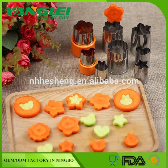 YL-248 8pcs Stainless steel vegetable cutter mold