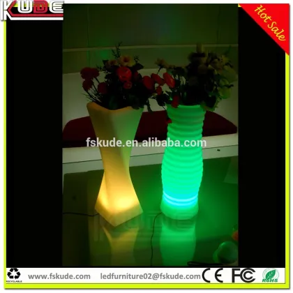 LED illuminous beautiful furniture table decorations home decor battery led table decorations office table decoration