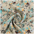 Floral Pattern Woven Rayon Challis Fabric