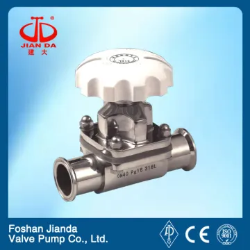 sanitary diaphragm valve