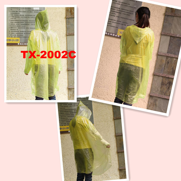 One-time PE RAINCOAT