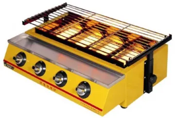 Gas environmental barbecue stove