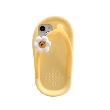 Lindas chanclas estilo flip flops silicone a prueba de choque protector de casos de teléfono para iPhone 16 Pro Max