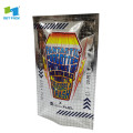 custom print flat barrier resealable pouches