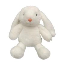 Маленький белый кролик фаршированный игрушечный сон игрушка