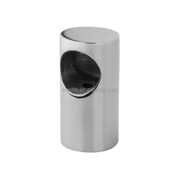 316 Stainless Steel Marine Fitting 90 Degree Handrail Stanchion for Yacht