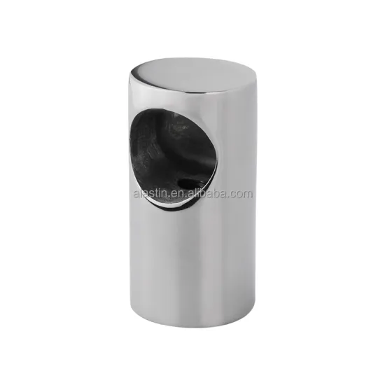 316 Stainless Steel Marine Fitting 90 Degree Handrail Stanchion for Yacht